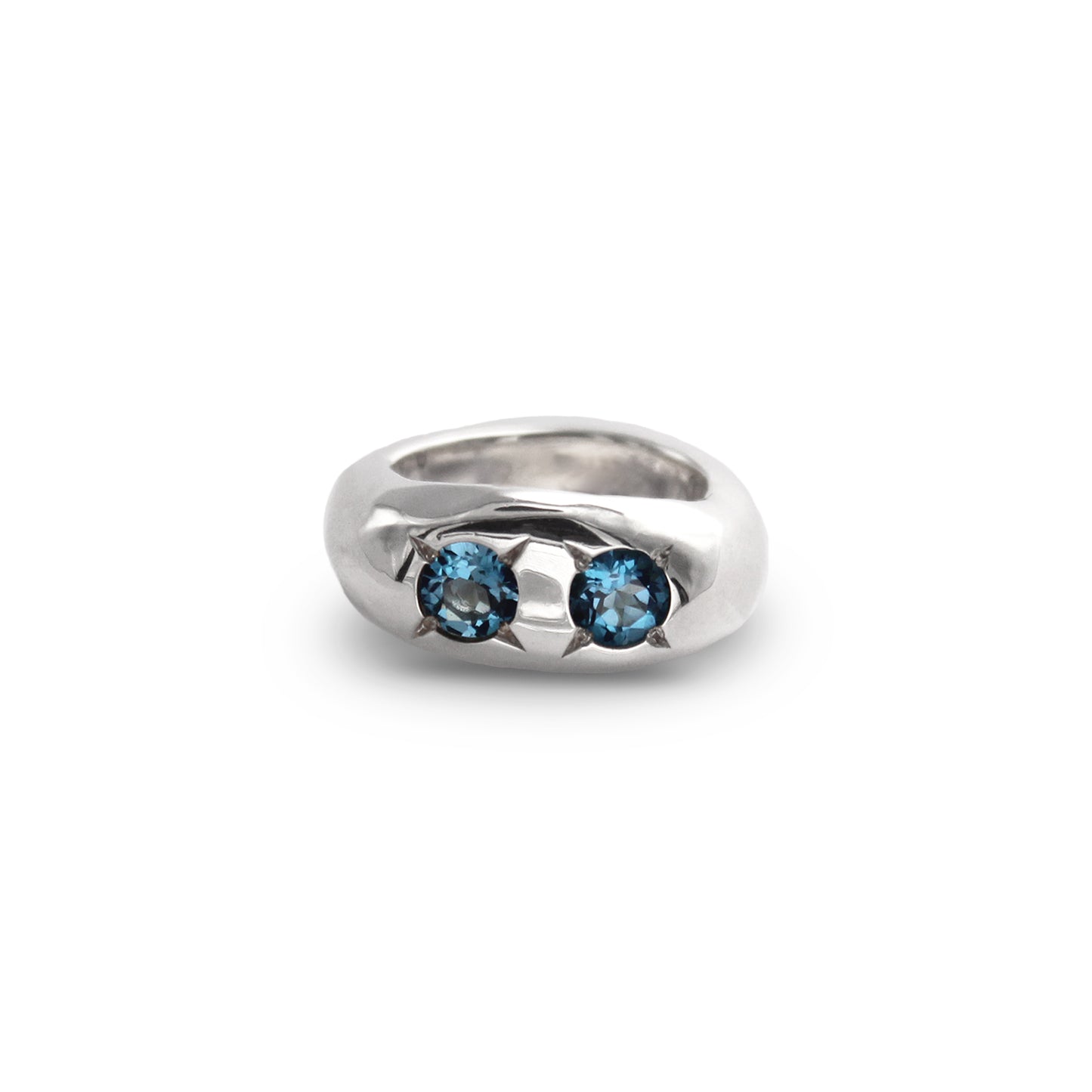 001 RING / Blue Topaz Swiss