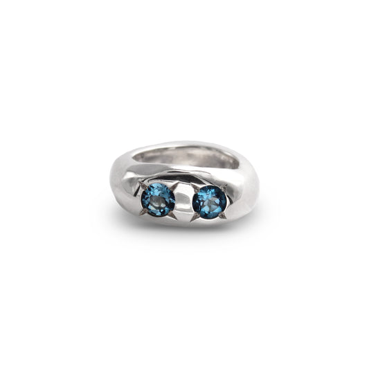 001 RING / Blue Topaz Swiss