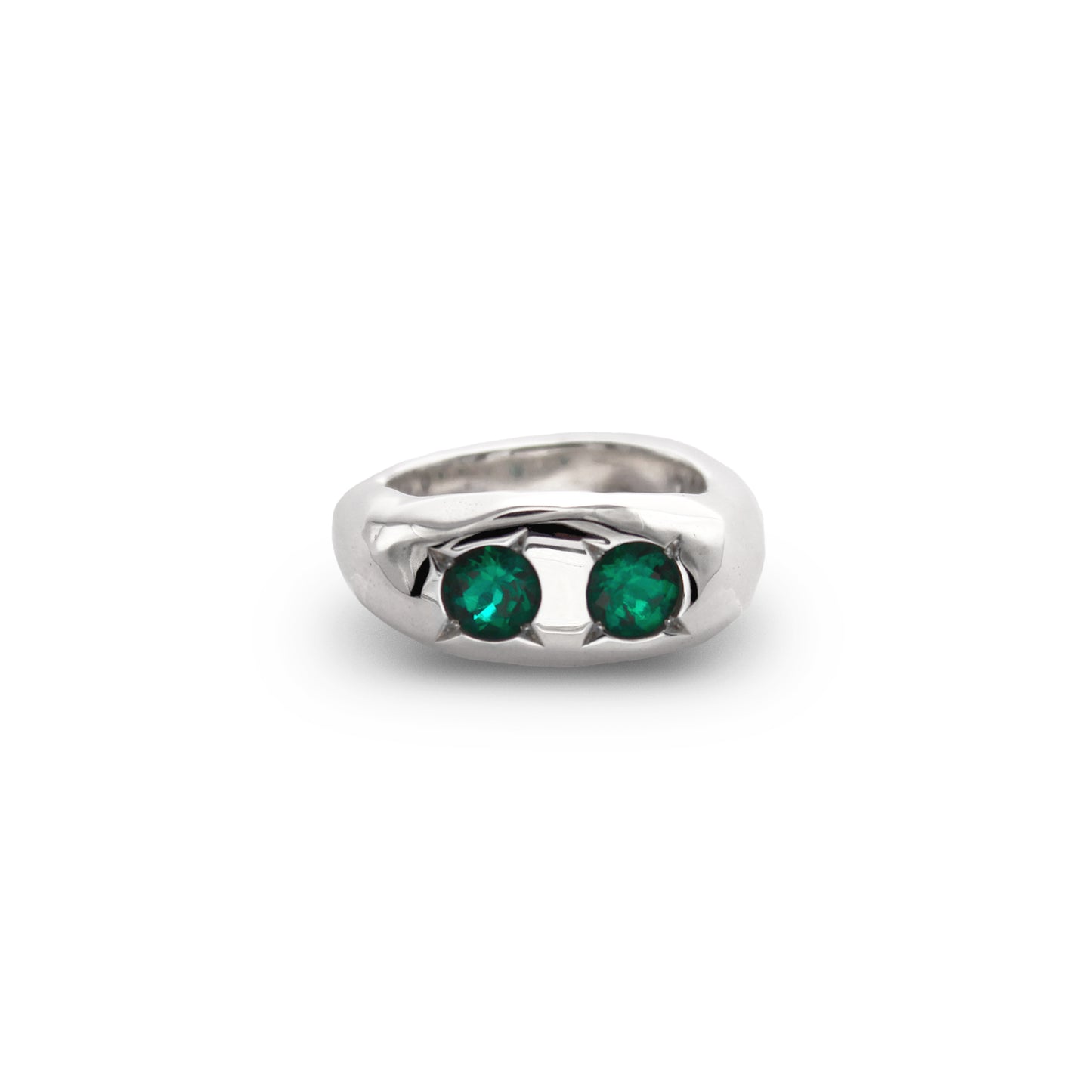 001 RING / Green Agate