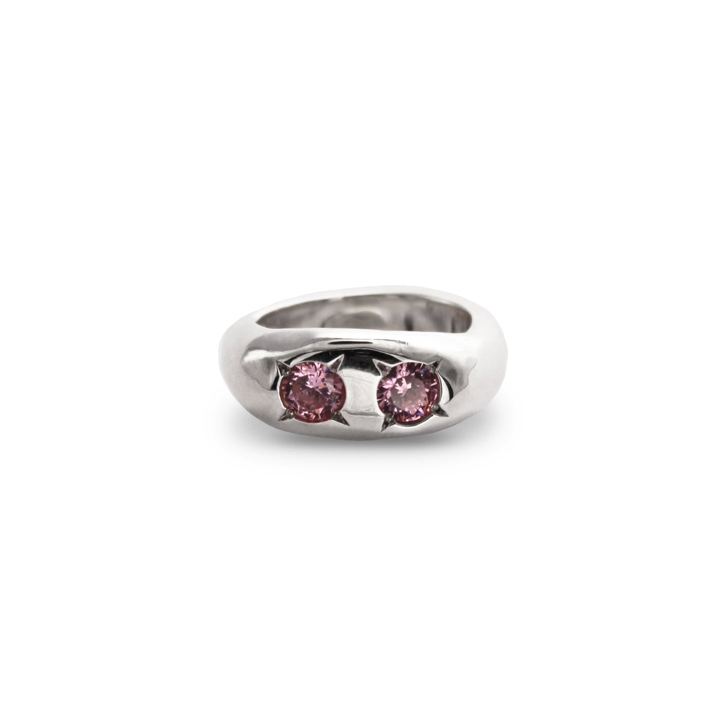 001 RING / Pink CZ